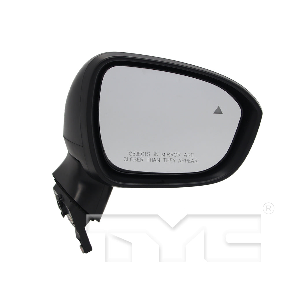 Nissan Passenger Side Mirror with OEM #  96301-6RR0B TYC #  5860191