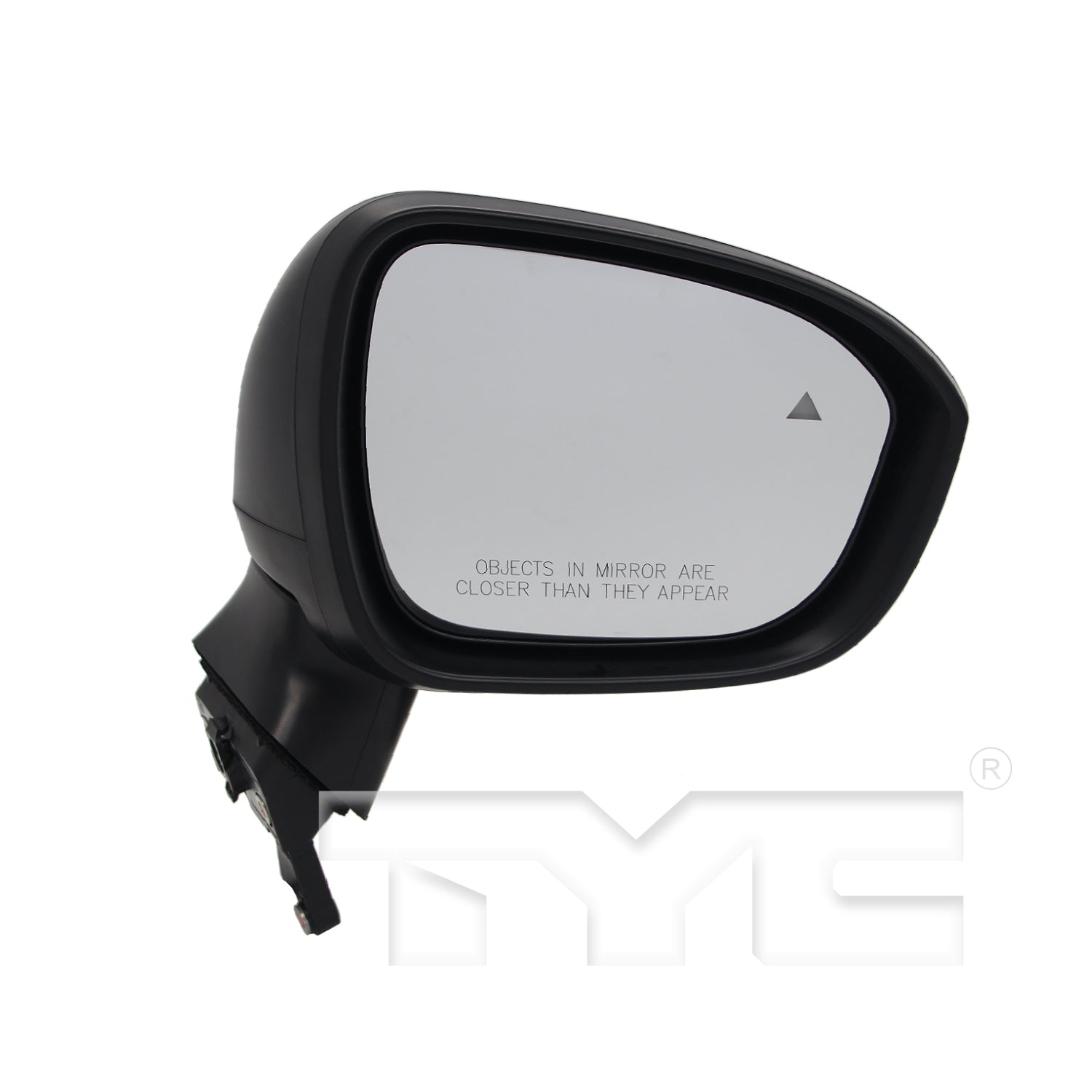 Nissan Passenger Side Mirror with OEM #  96301-6RR0B TYC #  5860191