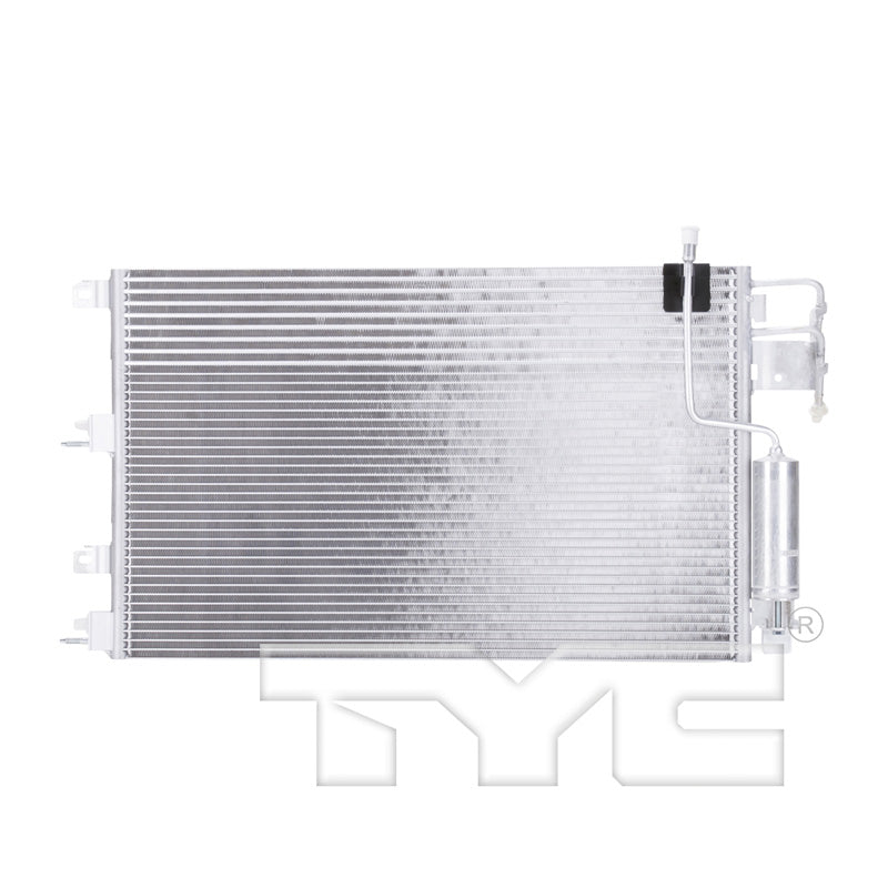 Ford A/C Condenser with OEM # AS4Z 19712 A TYC #  3672