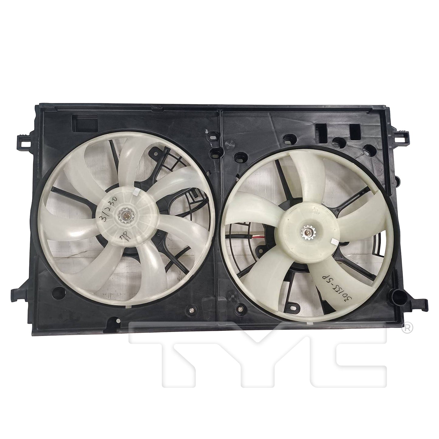 TYC Cooling Fan Assembly for Toyota Prius 2023-2025 OEM # 16361-37080
