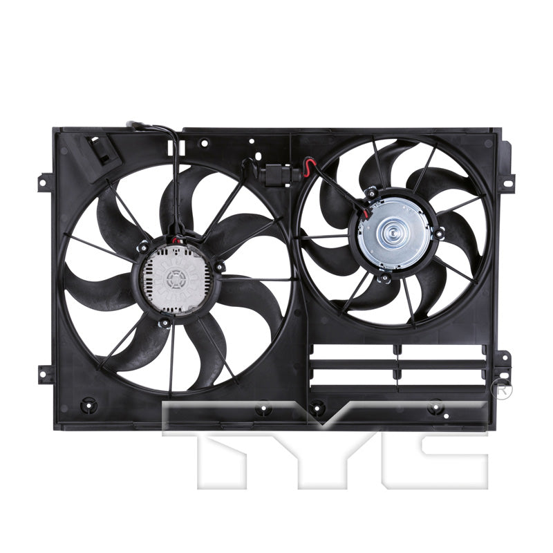 TYC Cooling Fan Assembly for VW Jetta 2005-2010 OEM # 1K0 121 205 AJ