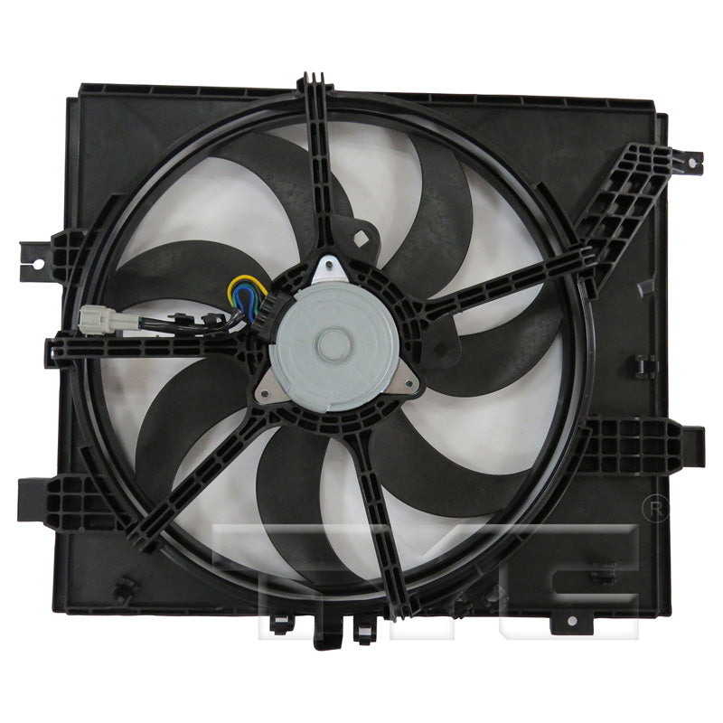 TYC Cooling Fan Assembly for Nissan Versa 2012-2019 OEM # 21481-1HS3A