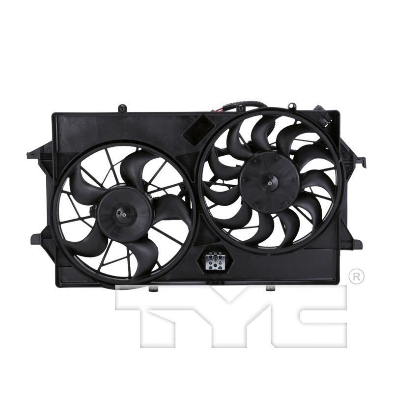 TYC Cooling Fan Assembly for Ford Focus 2003-2007 w/ A/C OEM # 5S4Z-8C607-AC