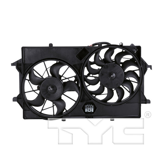 TYC Cooling Fan Assembly for Ford Focus 2003-2007 w/ A/C OEM # 5S4Z-8C607-AC
