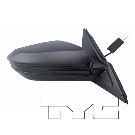 TYC Mirror for Honda Civic 2016-2021 PASSENGER Side OEM # 76201-TBA-A11ZF