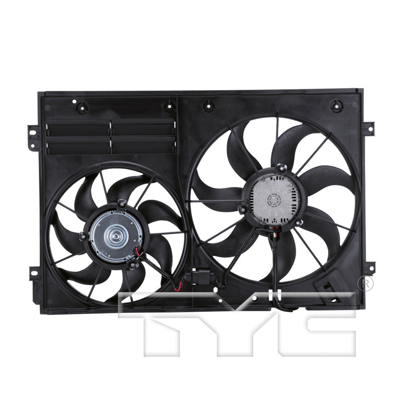 TYC Cooling Fan Assembly for Audi TT RS Quattro 2011-2014 OEM # 1K0 121 205 AJ