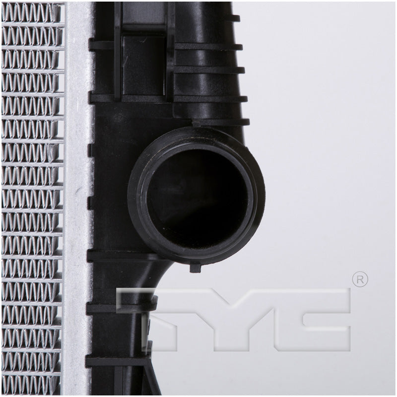 Porsche Radiator with OEM #  958 106 132 10 TYC #  13551