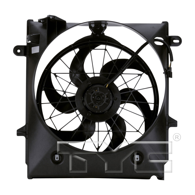 TYC Cooling Fan Assembly for Ford Ranger 2001-2011 w/ A/C OEM # 5L5Z 8C607 A