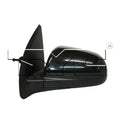 Chevrolet Driver Side Mirror with OEM #  96600801 TYC #  1550022