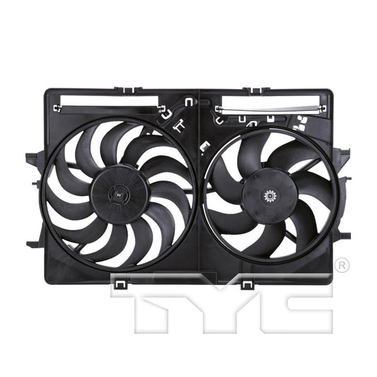 TYC Cooling Fan Assembly for Audi A4 2009-2016 OEM # 8K0 121 207 A
