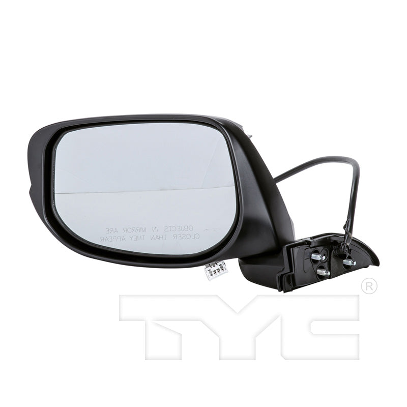 Honda Driver Side Mirror with OEM #  76251-TF0-E01 TYC #  4810132