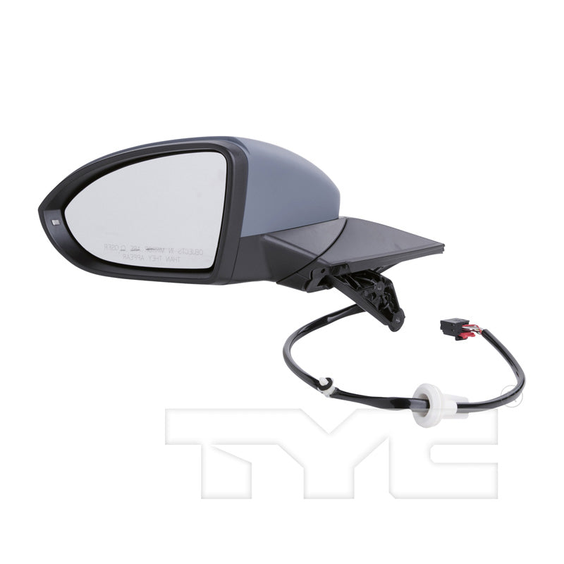 Volkswagen Driver Side Mirror with OEM #  5G0 857 521 B TYC #  8610652