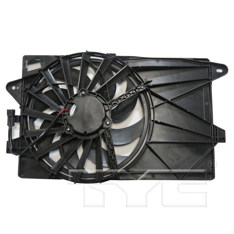 TYC Cooling Fan Assembly for Fiat 500 2012-2017 Type 2 OEM # 55111351AB