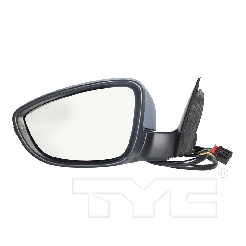 Volkswagen Driver Side Mirror with OEM #  561 857 507 BD 9B9 TYC #  8620342