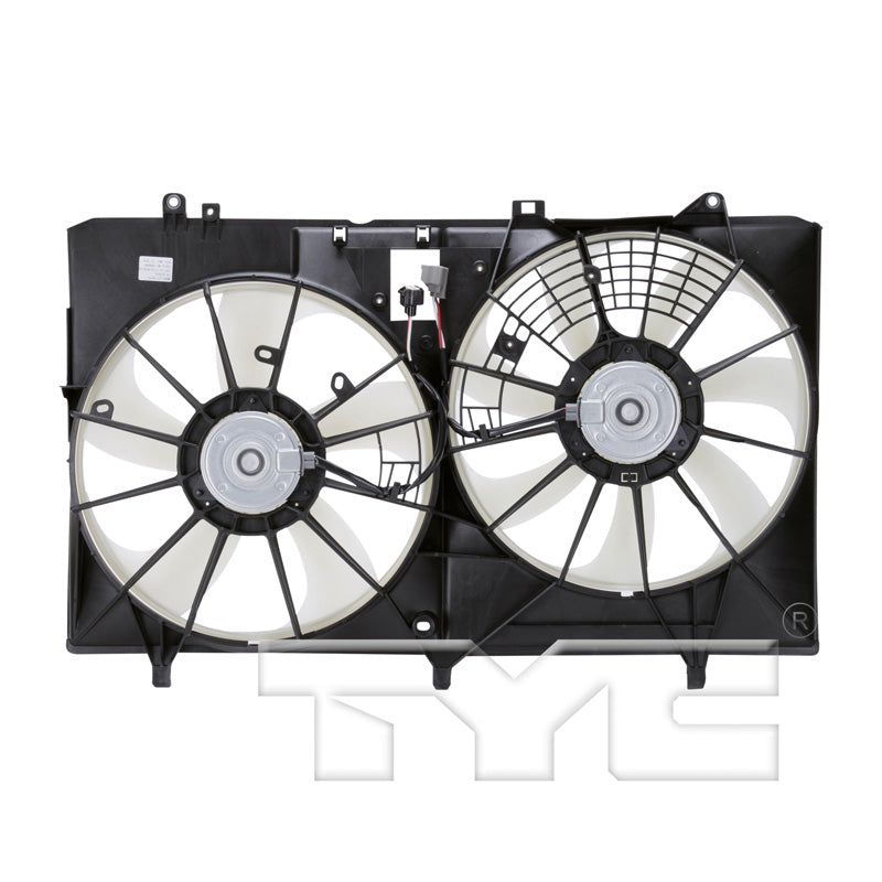 TYC Cooling Fan Assembly for Lexus RX350 2010-2015 w Tow OEM # 16361-0P150