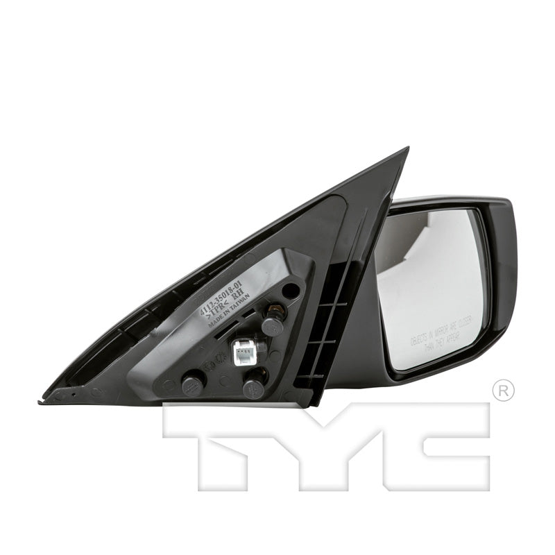 Nissan Passenger Side Mirror with OEM #  96301-JA04A TYC #  5700431