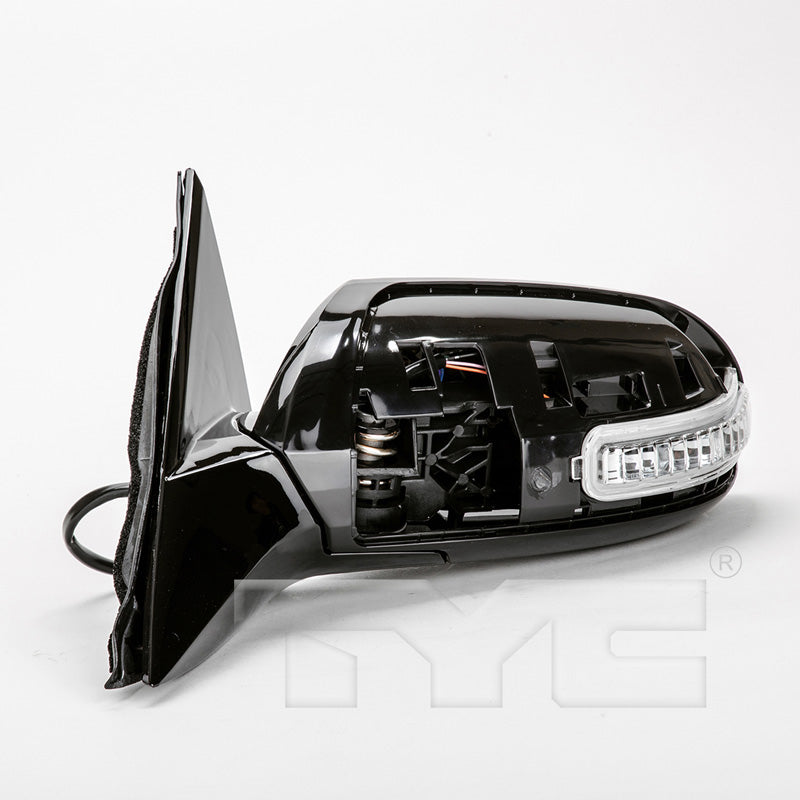 Nissan Driver Side Mirror with OEM #  96302-9N83A TYC #  5710342