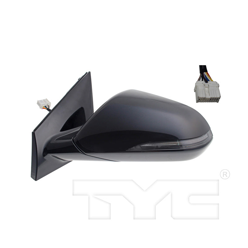 Hyundai Driver Side Mirror with OEM #  87610-C2560 TYC #  7721072