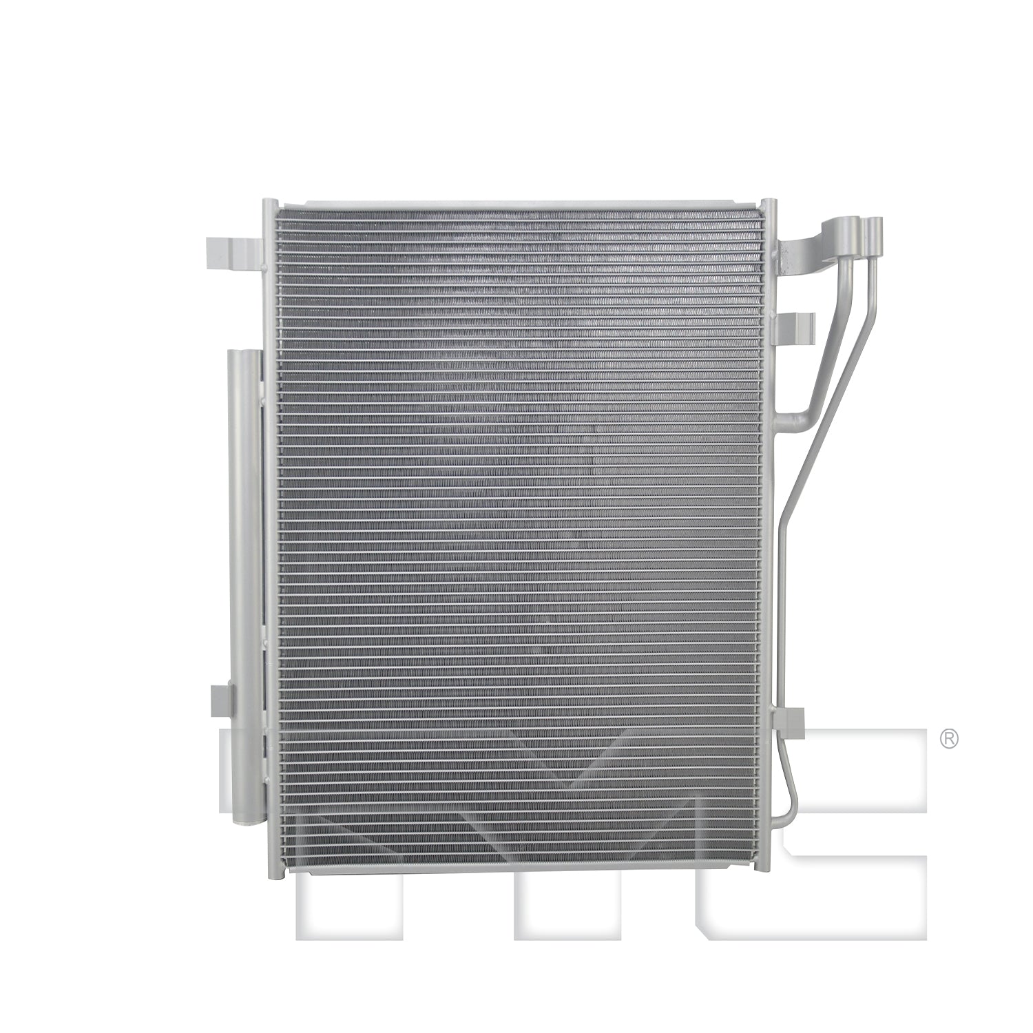 Hyundai A/C Condenser with OEM # 97606-L1960 TYC #  30252