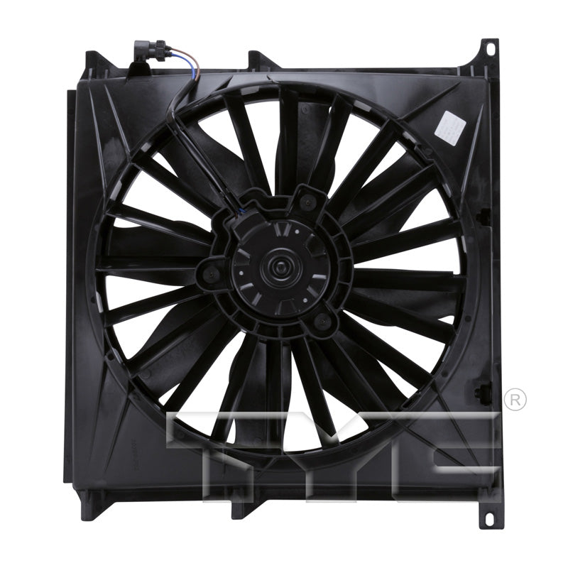 TYC Cooling Fan Assembly for BMW 318ti 1996-1999 w Fac AC OEM # 64 50 8 372 039