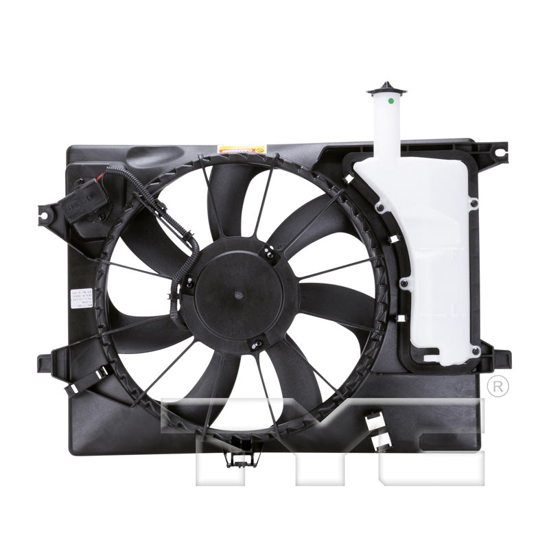 TYC Cooling Fan Assembly for Kia Forte Koup 2014 OEM # 25380-3X000