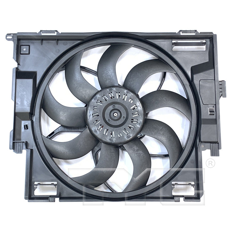TYC Cooling Fan Assembly for BMW 320i xDrive 2013-2018 OEM # 17 42 7 640 509