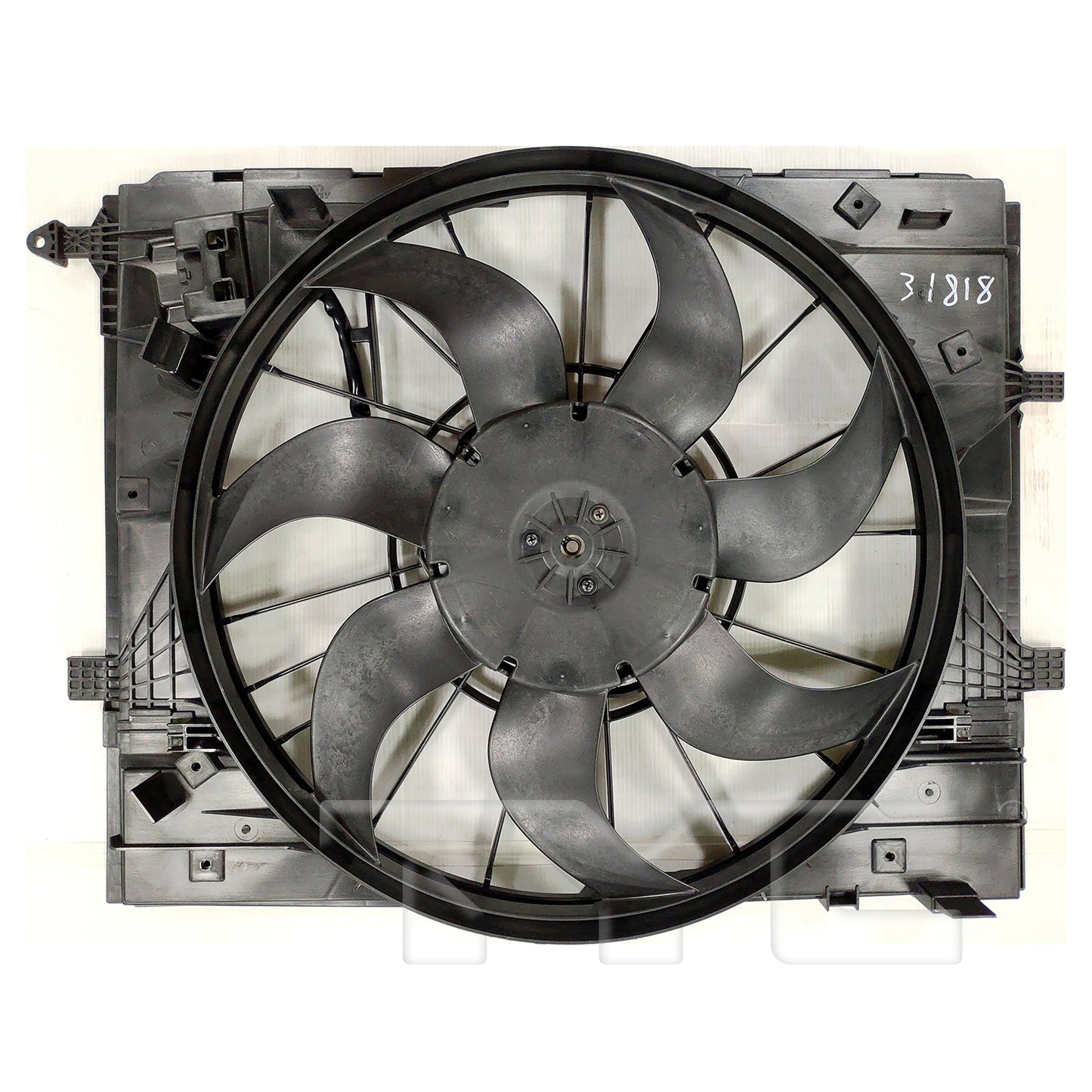 TYC Cooling Fan Assembly for Mercedes-Benz E300 2018-2019 OEM # 099 906 39 02