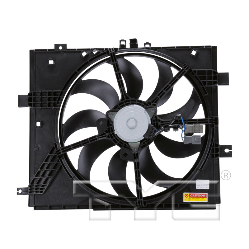 TYC Cooling Fan Assembly for Nissan Versa 2012-2019 OEM # 21481-3AB3A