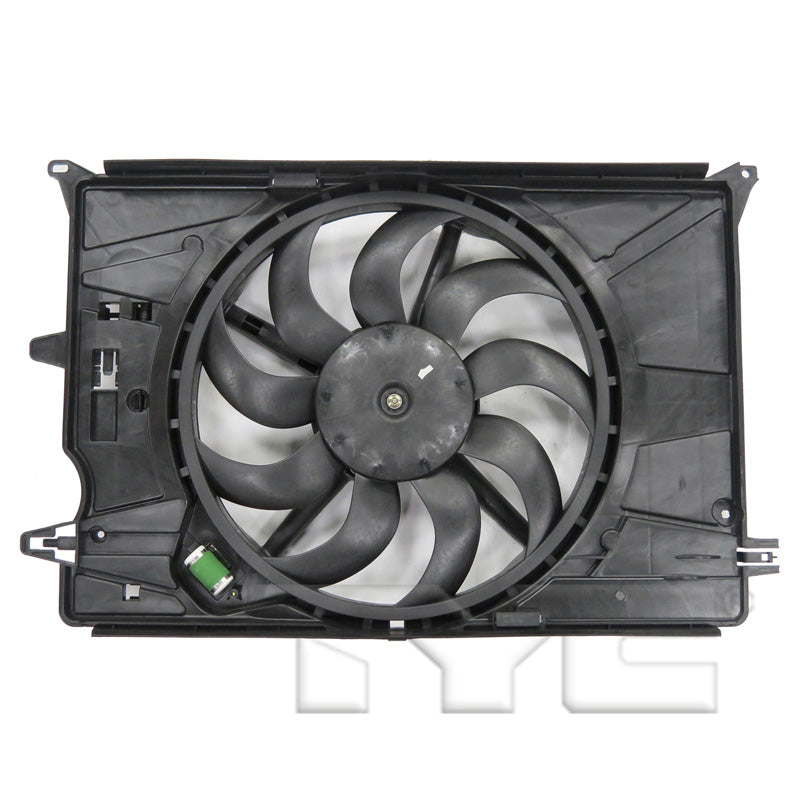 TYC Cooling Fan Assembly for Jeep Renegade 2015-2018 OEM # 68256125AA