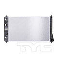 Chevrolet Pontiac Radiator with OEM #  89018667 TYC #  1687