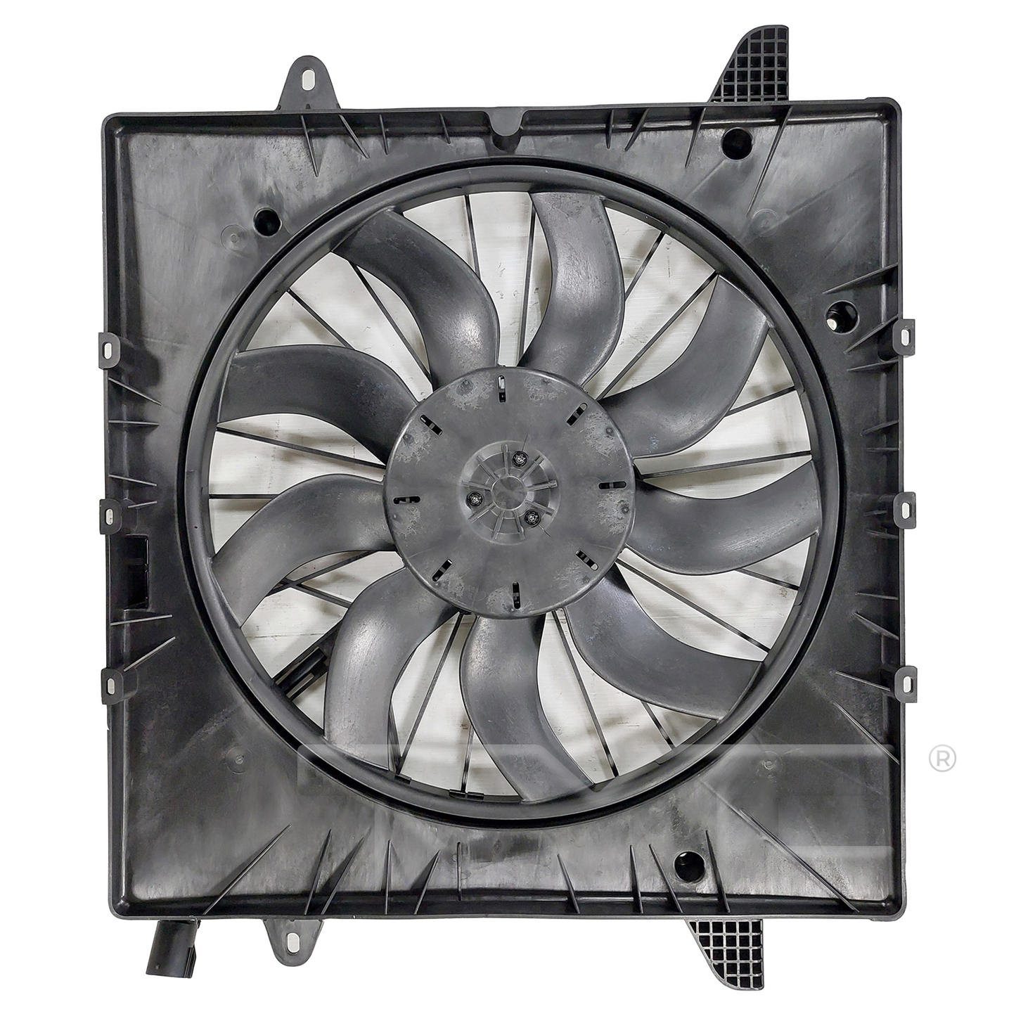 TYC Cooling Fan Assembly for Cadillac XT5 2017-2019 wo Tow OEM # 23412299