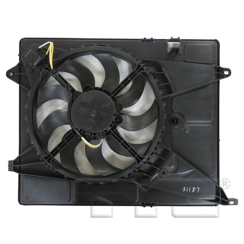 TYC Cooling Fan Assembly for Chevrolet Trax 2014-2020 RPO-LUV OEM # 95353143