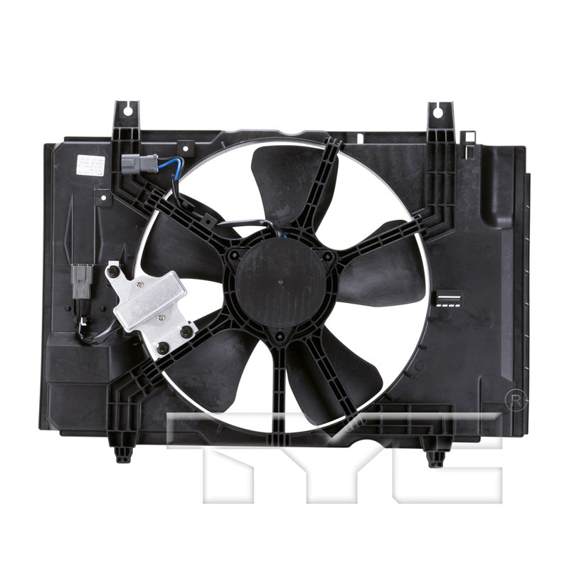 TYC Cooling Fan Assembly for Nissan Versa 2007-2012 w/ A/C OEM # 21481-EL30A