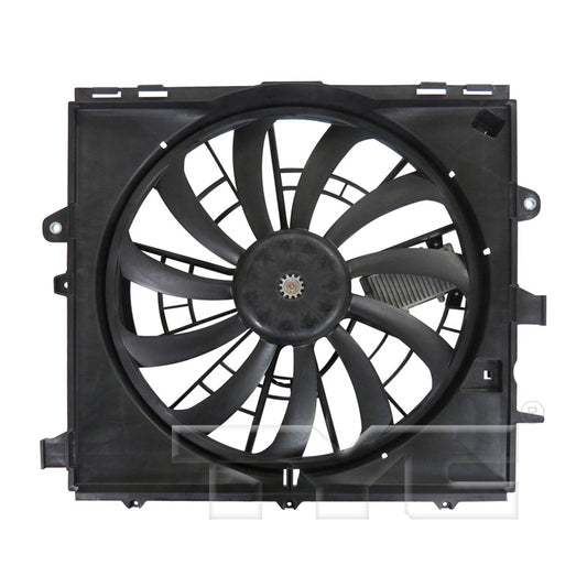 TYC Cooling Fan Assembly for Cadillac ATS 2013-2015 NO Oil Cooler OEM # 19435356