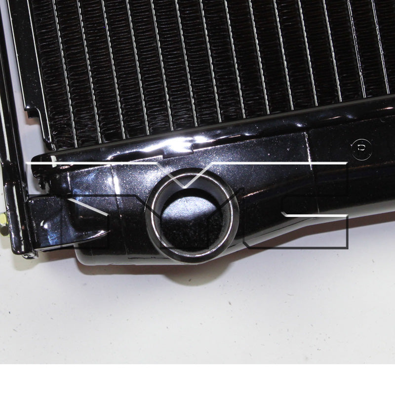Saturn Radiator with OEM #  15246275 TYC #  2462