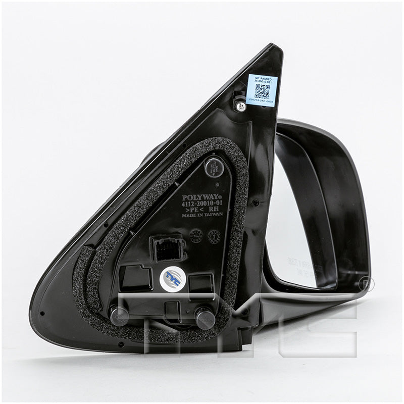 Hyundai Passenger Side Mirror with OEM #  87620-0W010 TYC #  7750041
