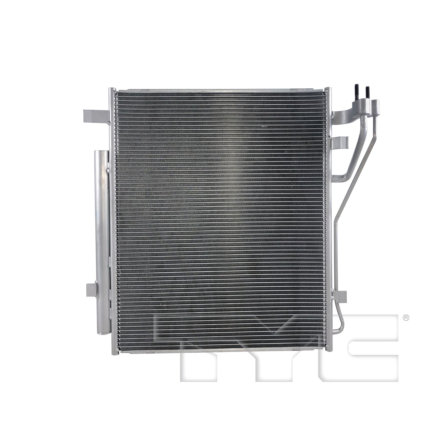 Hyundai A/C Condenser with OEM # 97606-L0000 TYC #  30198