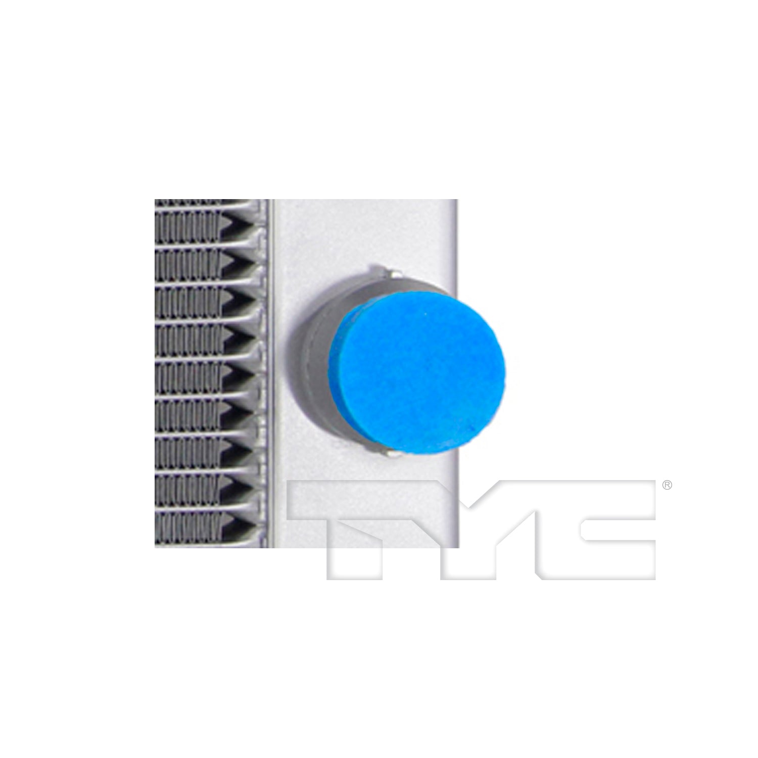 BMW Radiator with OEM #  17 11 7 585 440 TYC #  2629