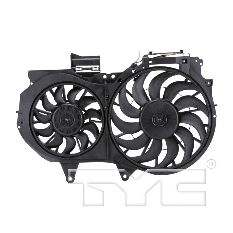 TYC Cooling Fan Assembly for Audi A4 Quattro 2002-2009 OEM # 8E0 121 207 F