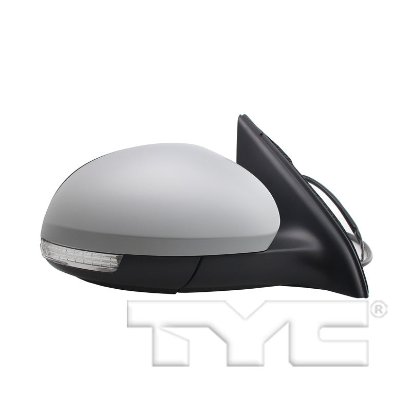 TYC Mirror for Volkswagen Tiguan 2009-2016 PASSENGER Side OEM # 5N0 857 522 A