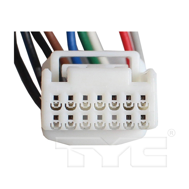 Toyota Driver Side Mirror with OEM #  87940-F4050 TYC #  5450062