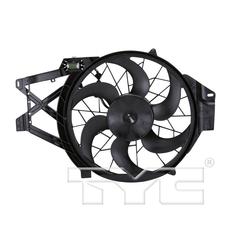 TYC Cooling Fan Assembly for Ford Mustang 2001-2004 OEM # 1R3Z-8C607-AA