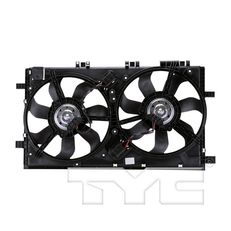 TYC Cooling Fan Assembly for Buick Regal 2011-2012 1st Design OEM # 13241734