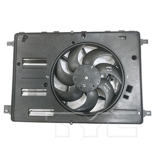 TYC Cooling Fan Assembly for Volvo S80 2011-2016 w/ Single Fan OEM # 31368867
