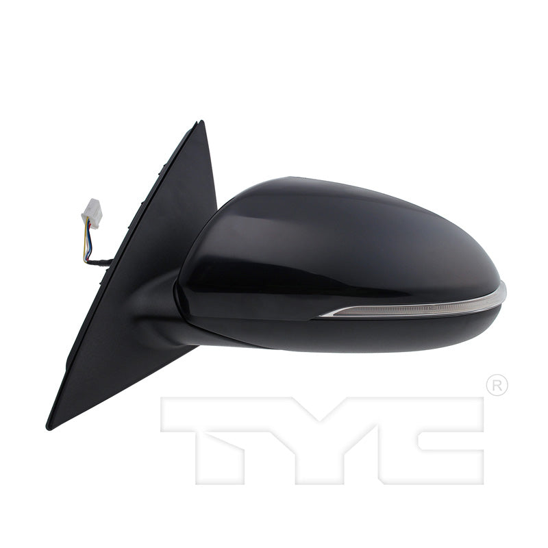 Kia Driver Side Mirror with OEM #  87610 D5000 TYC #  8170232