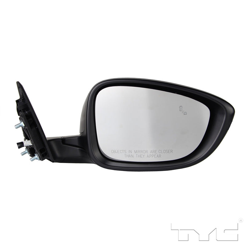 Honda Passenger Side Mirror with OEM #  76201-TVA-A01ZJ TYC #  4701161