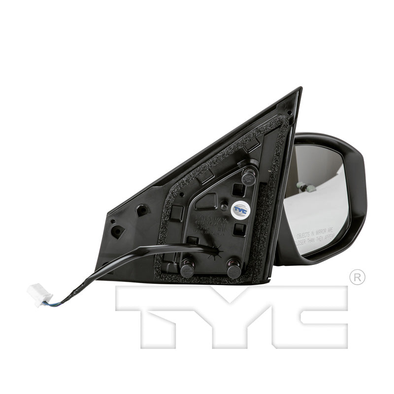 Nissan Passenger Side Mirror with OEM #  96301-3SG0B TYC #  5750431