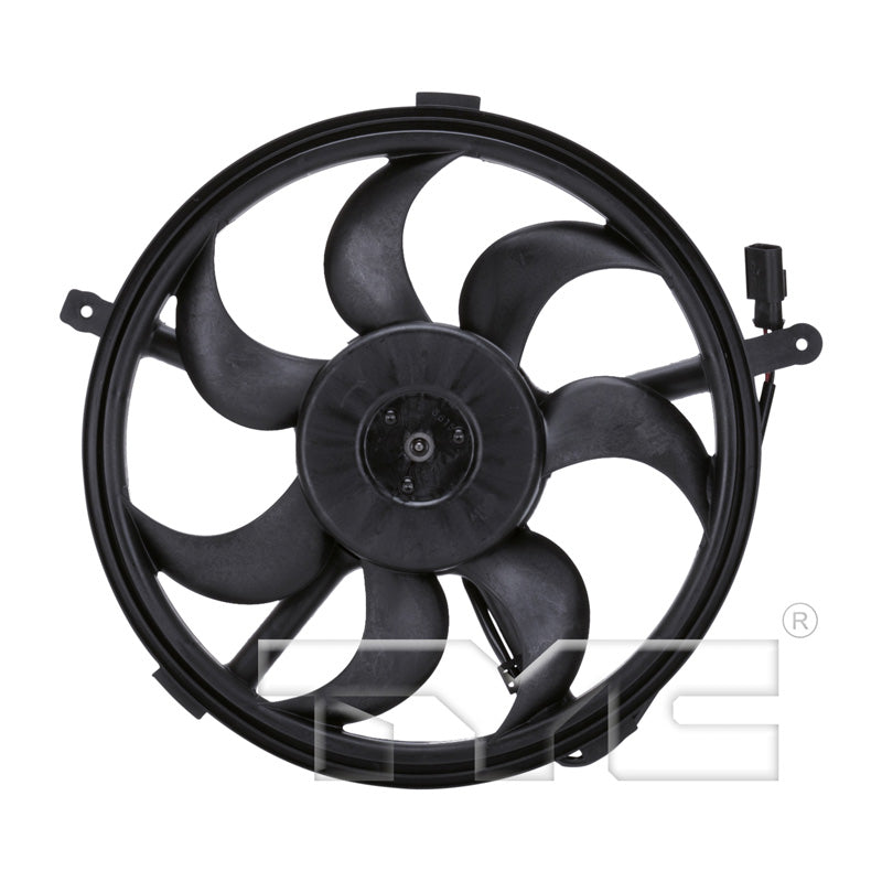 TYC Cooling Fan Assembly for Mini Cooper Paceman 2013-2015 OEM # 17 42 2 754 854