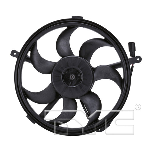 TYC Cooling Fan Assembly for Mini Cooper Paceman 2013-2015 OEM # 17 42 2 754 854