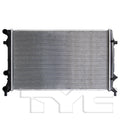 Volkswagen Radiator with OEM #  5C0 121 251 F TYC #  13422